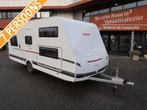 Dethleffs C'Go UP 525 KR CARAVAN MET EXTRA HEFBED, Schokbreker, Treinzit, Meer dan 6, Dwarsbed