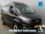 Ford Transit Custom 2021 Automaat (Airco) Handgas Zelfrijder, Stof, Zwart, Zwart, Origineel Nederlands