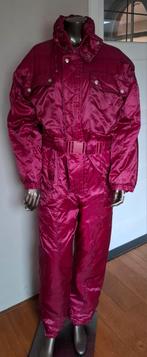 Knalroze Vintage Skipak Maat 42 44 voor ski après-ski  feest, Ophalen of Verzenden, Zo goed als nieuw, Maat 42/44 (L), Pak