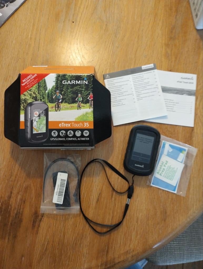 Garmin eTrex touch 35, Ophalen