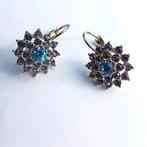 Elegante oorbellen met blauwe steentjes, Overige materialen, Hangers, Met edelsteen, Paars