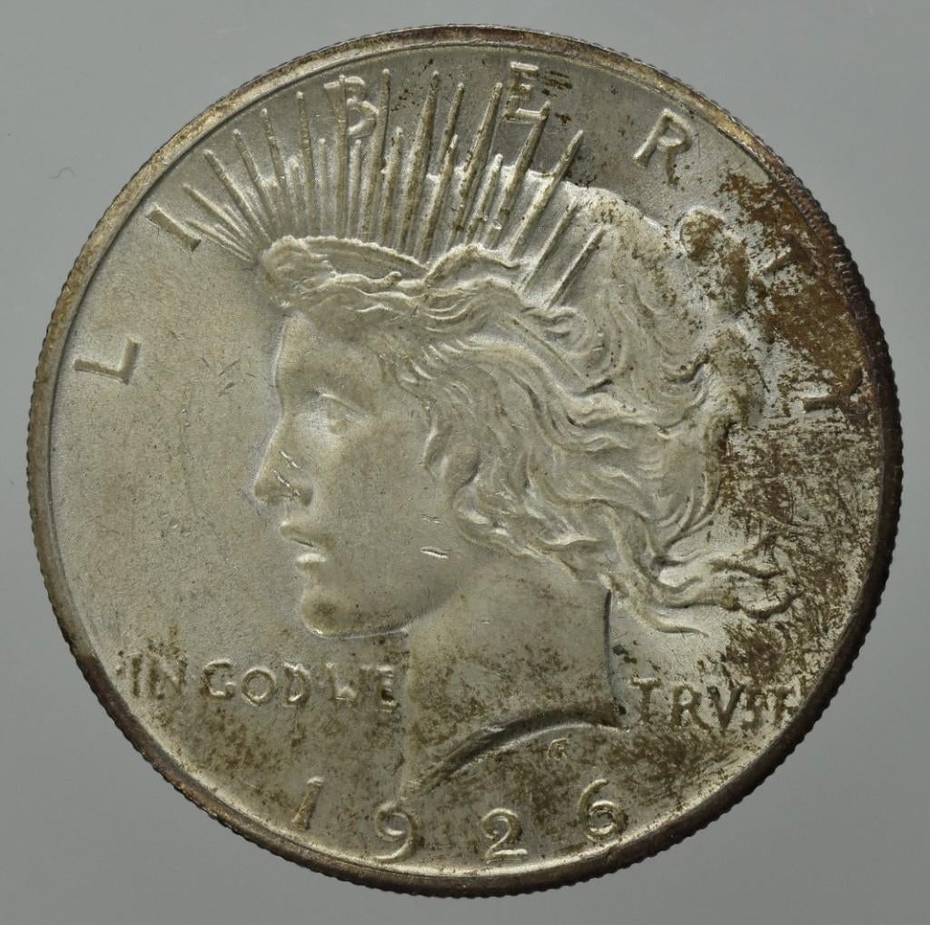 USA Peace Dollar 1926 in unc kwaliteit., Postzegels en Munten, Munten | Amerika, Ophalen of Verzenden, Noord-Amerika, Losse munt