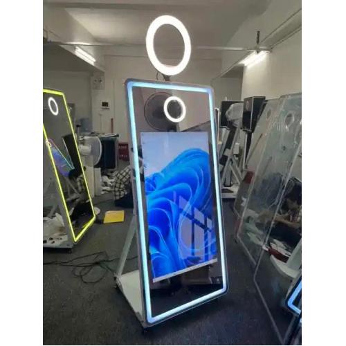 DJLicht 65 inch spiegel fotobooth, Geluidgestuurd, ., Nieuw, Ophalen of Verzenden