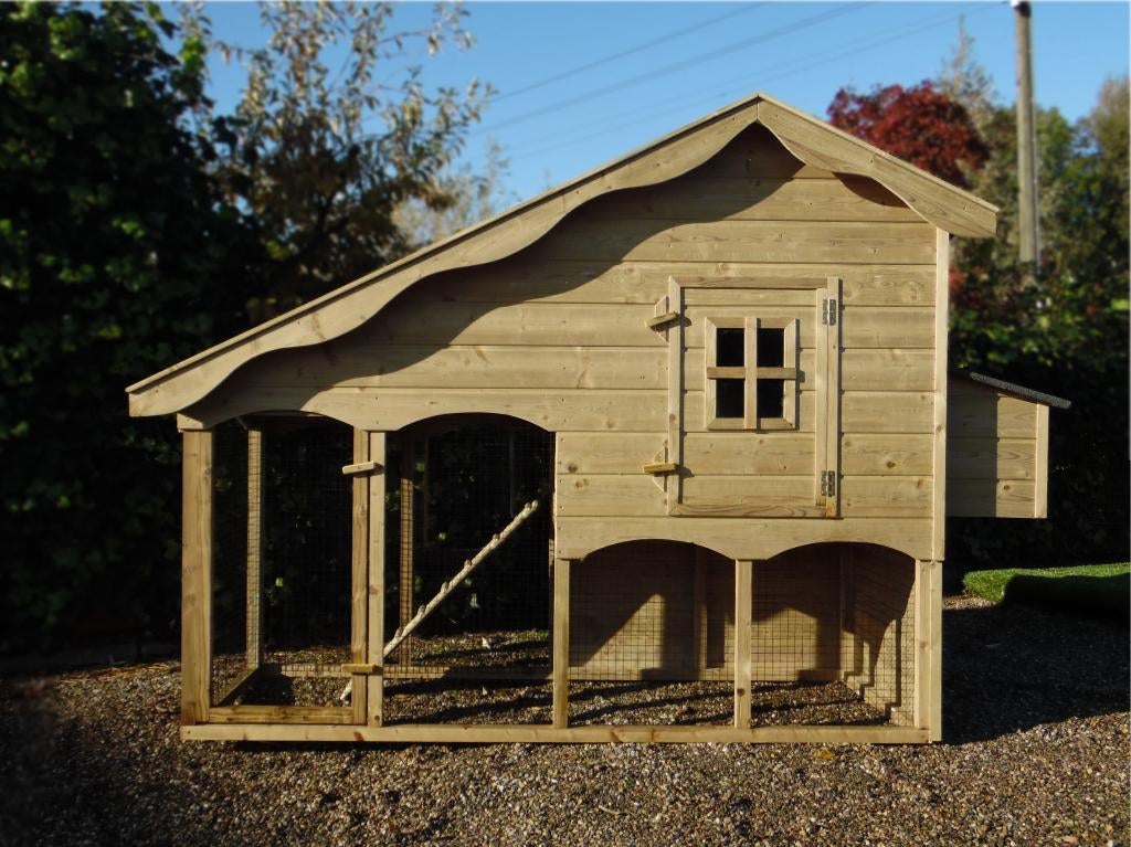 Kippenhok Oldenzaal | Sterk hok, groot verblijf, Ophalen of Verzenden, Nieuw, Kippenhok of Kippenren