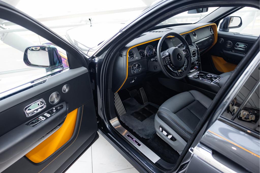 Rolls-Royce Cullinan 6.75 V12 | Black Badge | Shooting Star, Auto's, Rolls-Royce, Automaat, Gebruikt, Zwart, Leder