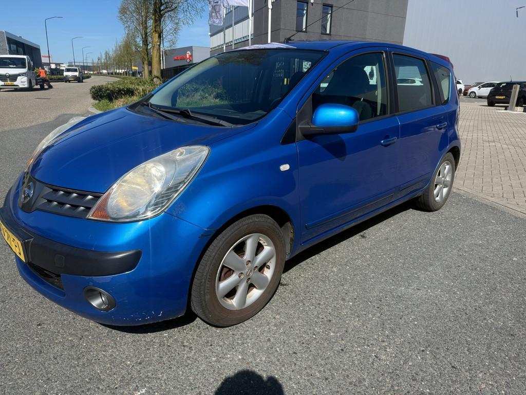 Nissan Note 1.4 Acenta, Voorwielaandrijving, 4 cilinders, Blauw, Origineel Nederlands