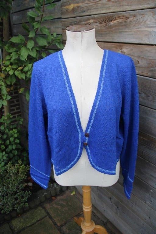 Vest blauw Ulla Popken mt 46/48 Nieuw Vaste prijs, Maat 46/48 (XL) of groter, Nieuw, Ulla Popken, Verzenden