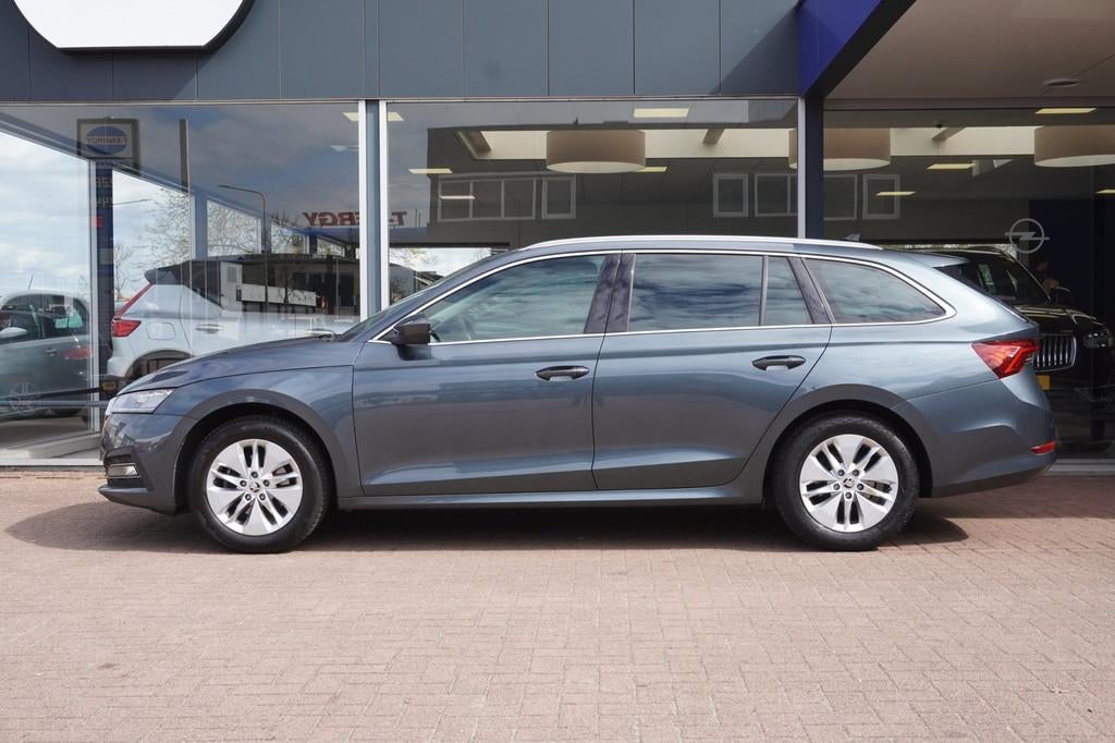 Skoda Octavia Combi 1.0 TSI Business Edition Airco | CarPlay, Auto's, Gebruikt, Euro 6, Origineel Nederlands, Grijs