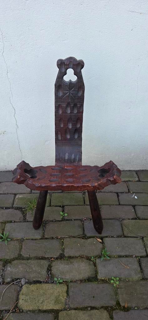 Spaanse driepoot kruk, Ophalen of Verzenden