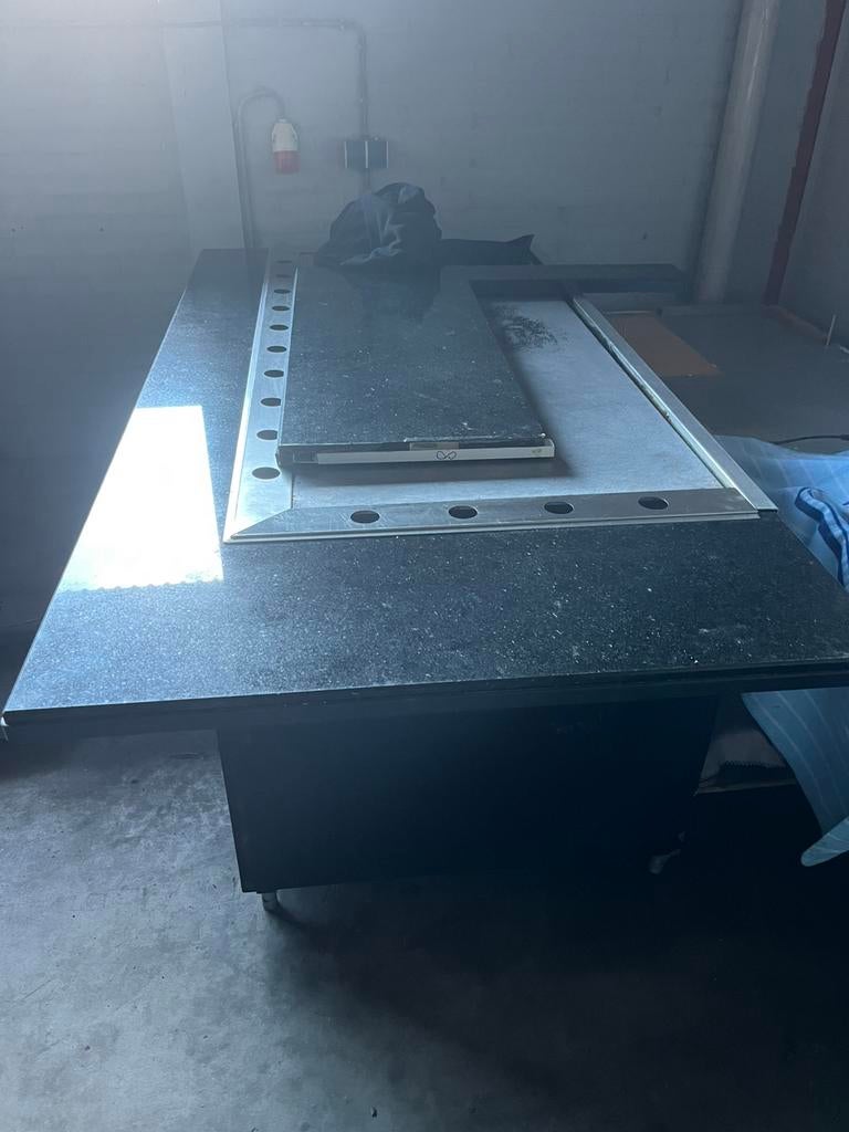 Professionele japanse teppanyaki bakplaat, Witgoed en Apparatuur, Fornuizen, Ophalen, Gebruikt, Minder dan 85 cm, 60 cm of meer