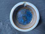 Fraaie asbak blauw craquele glazuur Groeneveldt d. 12,1 cm., Antiek en Kunst, Ophalen of Verzenden