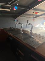 Bar met 2 biertap koelers en koelsysteem, Ophalen, Gebruikt