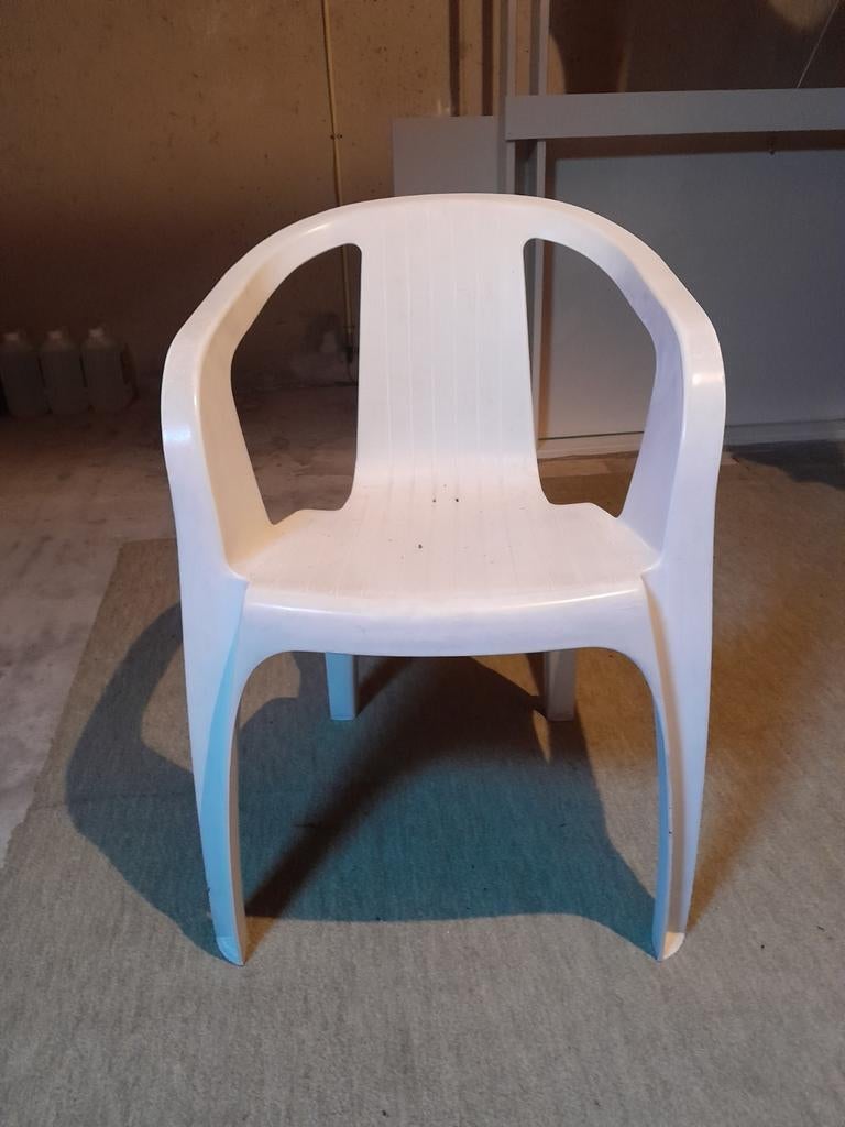 Hartmann kuipstoel, 2x, Tuin en Terras, Ophalen, Zo goed als nieuw, Kunststof, Stapelbaar