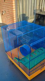 knaagdierenkooi met Plato en trapje, Ophalen of Verzenden, Zo goed als nieuw, Metaal, Vogelkooi