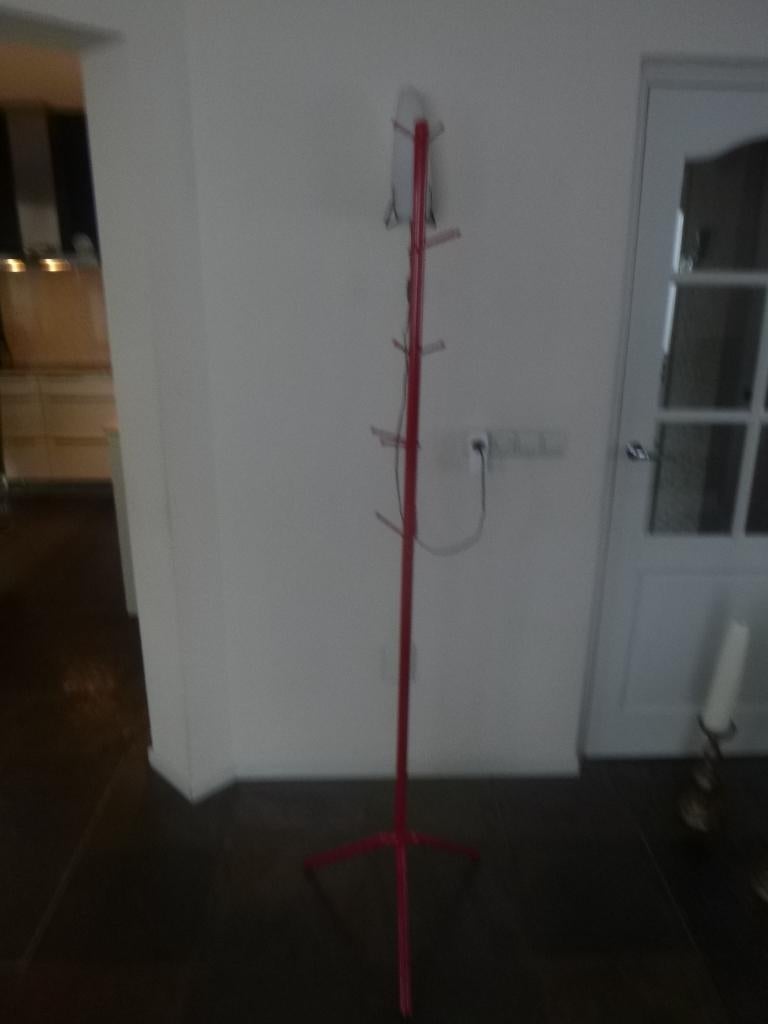 prachtige rode retro kapstok, Ophalen of Verzenden, Huis en Inrichting