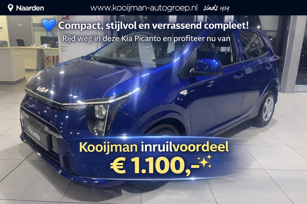 Kia Picanto 1.0 GDi DynamicLine TIJDELIJK INRUIL VOORDEEL, Voorwielaandrijving, Stof, Euro 6, 918 kg
