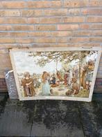 Vintage schoolplaat, Ophalen, Geschiedenis