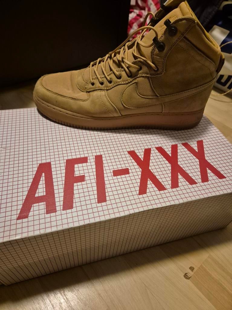 Nike air force 1 HI DCN Military BT, maat 46 (zeldzaam)., Overige kleuren, Nike, Ophalen of Verzenden, Zo goed als nieuw