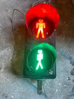 Vintage Voetgangers Stoplicht - Rood/Groen verkeerslicht, Ophalen