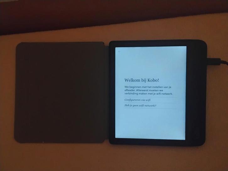 Kobo Libra H2O e-reader - Zo goed als nieuw, compleet, Computers en Software, E-readers, Zo goed als nieuw, Ophalen