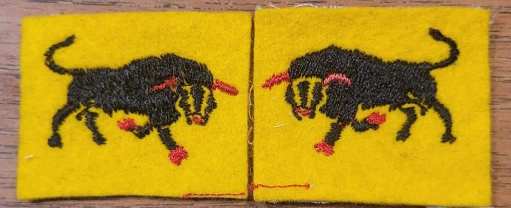 WO2 set insignes 11de Britse pantserdivisie, Verzamelen, Militaria | Tweede Wereldoorlog, Ophalen of Verzenden, Landmacht, Engeland