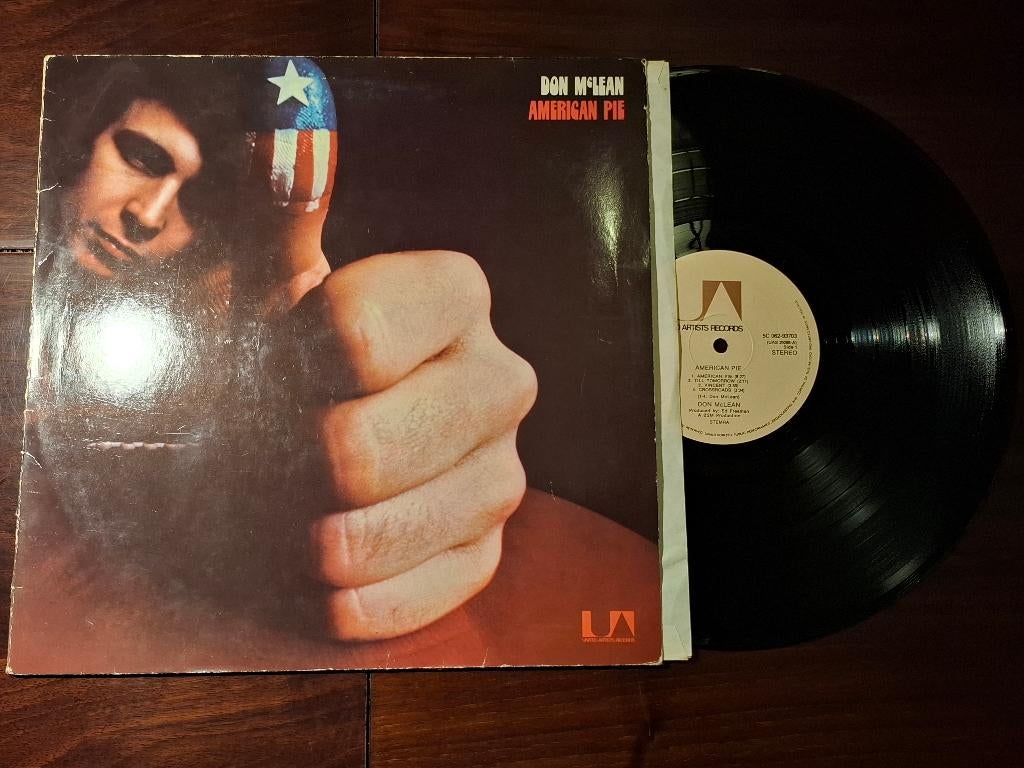 LP - Don McClean - American Pie, Cd's en Dvd's, Vinyl | Rock, Gebruikt, Singer-songwriter, 1970 - 1979, 12 inch, Ophalen of Verzenden