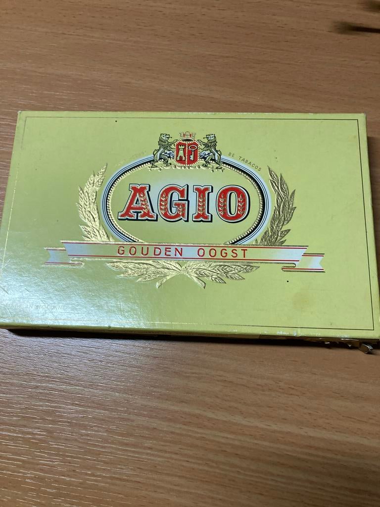 Agio Gouden Oogst sigarendoos, Ophalen of Verzenden, Gebruikt