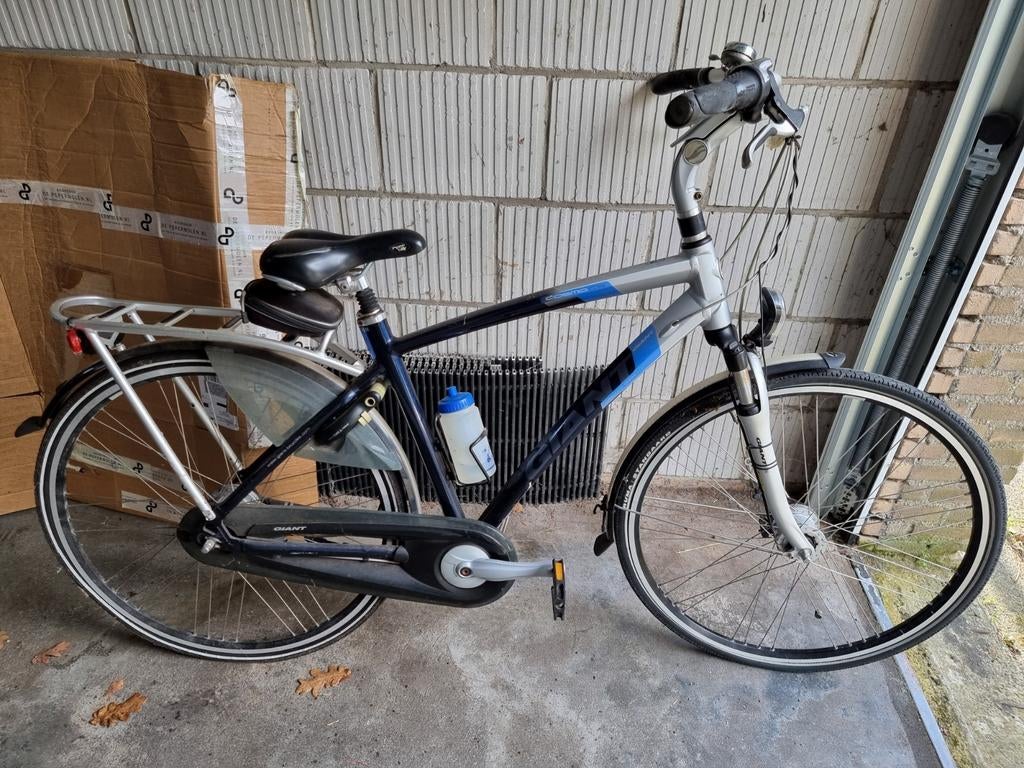 Giant herenfiets, Fietsen en Brommers, Fietsen | Heren | Herenfietsen, Ophalen, Gebruikt, Giant, Versnellingen