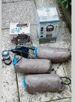 Kampeerspullen: 3 kussens en 2 lampen, Ophalen of Verzenden, Gebruikt