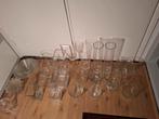 Glazen Vazen, Potten en Schalen, Sierglas 23 stuks, Ophalen, Overige materialen, Binnen, Zo goed als nieuw