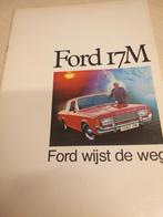 1970 Nederlands Ford 17m folder óók luxe 17m coupé enTurnier, Boeken, Auto's | Folders en Tijdschriften, Ophalen of Verzenden