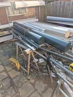 Elektrisch antraciet rolluik 271.5 x 210 cm, Doe-het-zelf en Verbouw, Rolluiken, Ophalen, Gebruikt