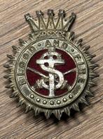 Origineel Leger des Heils embleem “Blood and Fire” badge, Ophalen of Verzenden, Gebruikt, Overige onderwerpen, Speldje of Pin