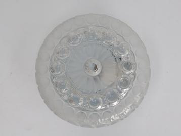 Vintage plafondlamp | Glas | Jaren 70  beschikbaar voor biedingen
