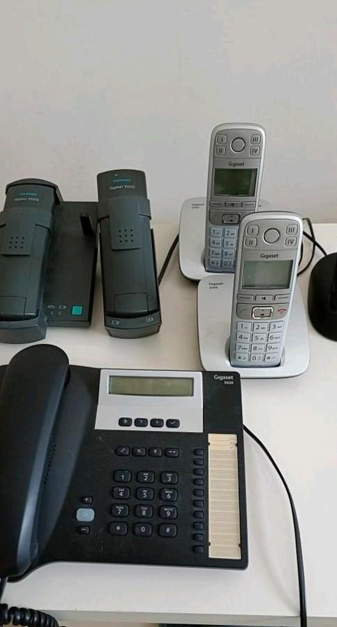 Siemens Gigaset analoge draadloze telefoonset 4-delig, Telecommunicatie, Vaste telefoons | Handsets en Draadloos, Gebruikt, 2 handsets