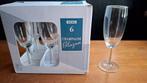 1 set van 7 Hema champagne glazen fluitje, Ophalen of Verzenden, Zo goed als nieuw, Overige typen