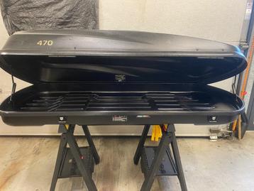 Grote Dakkoffer Twinny Load DakBox TBX 470 Liter Mat-Zwart beschikbaar voor biedingen
