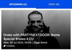 Drake Tickets - 30 Juli - 440 euro, Drie personen of meer, Juli