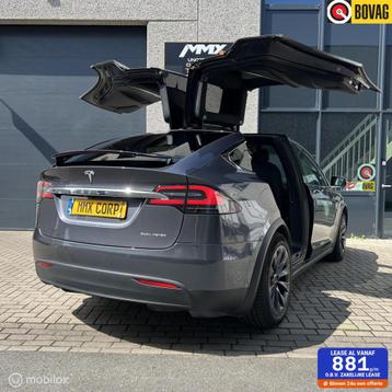 Tesla Model X LONG RANGE PLUS Grijs Trekhaak 6 Zitplaatsen beschikbaar voor biedingen