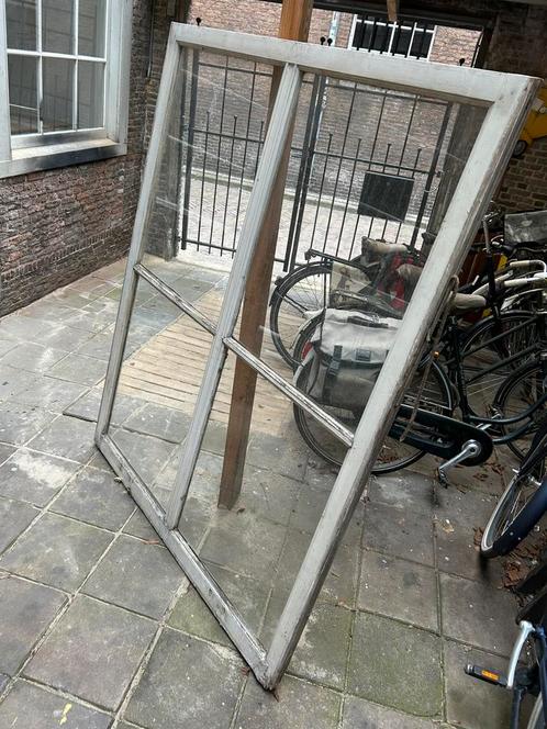 Monumentale kozijnen intact, Doe-het-zelf en Verbouw, Glas en Ramen, Gebruikt, Gevelraam of Ruit, Ophalen