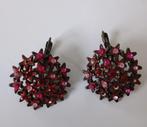 Mooie strass oorbellen rood zwart, Ophalen of Verzenden, Nieuw, Rood, Overige materialen
