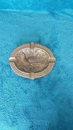 Asbak. Koper of brons. Afbeelding gevogelte, Antiek en Kunst, Antiek | Koper en Brons, Ophalen of Verzenden