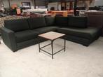 Antraciet hoekbank 270x230cm - Actie!