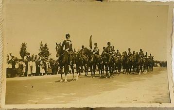 2 fotootjes Marechaussee cavalerie 1920 - 1935 beschikbaar voor biedingen