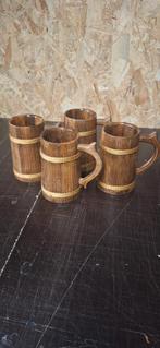 4 Viking Houten Pullen - 550ml, Ophalen of Verzenden, Nieuw