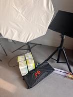 Fotostudioset starterskit, Audio, Tv en Foto, Ophalen, Zo goed als nieuw, Complete fotostudio