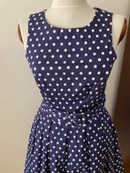 Topvintage jurk  polkadot, Kleding | Dames, Jurken, Ophalen, Blauw, Zo goed als nieuw, Knielengte