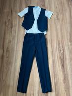Nette broek/ pantalon met overhemd en gilet maat 128, Verzenden, Zo goed als nieuw, Jongen, Broek