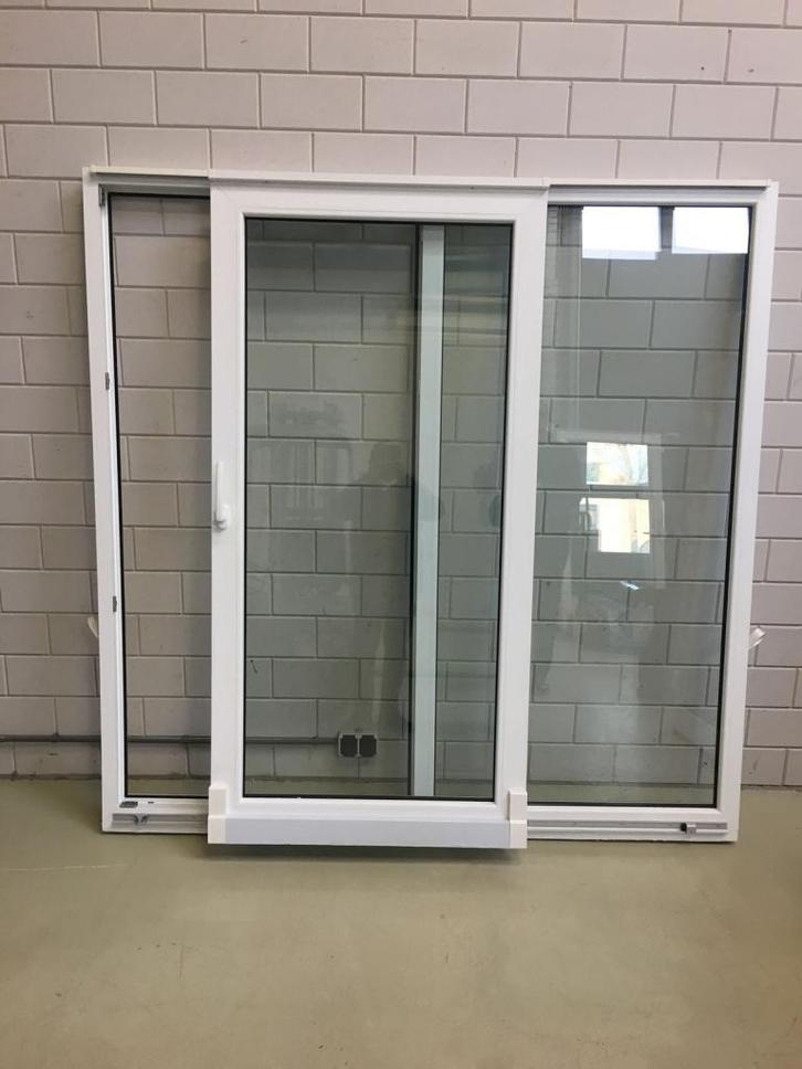 2-DELIGE KUNSTSTOF KIEPSCHUIFPUI 200x200 UIT VOORRAAD, Doe-het-zelf en Verbouw, Kozijnen en Schuifpuien, Nieuw, Schuifpui, Kunststof