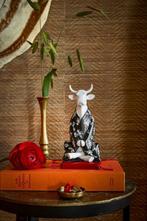 Nieuw Cow Parade koe Meditating Cow medium incl. verzending., Antiek en Kunst, Kunst | Designobjecten, Ophalen of Verzenden